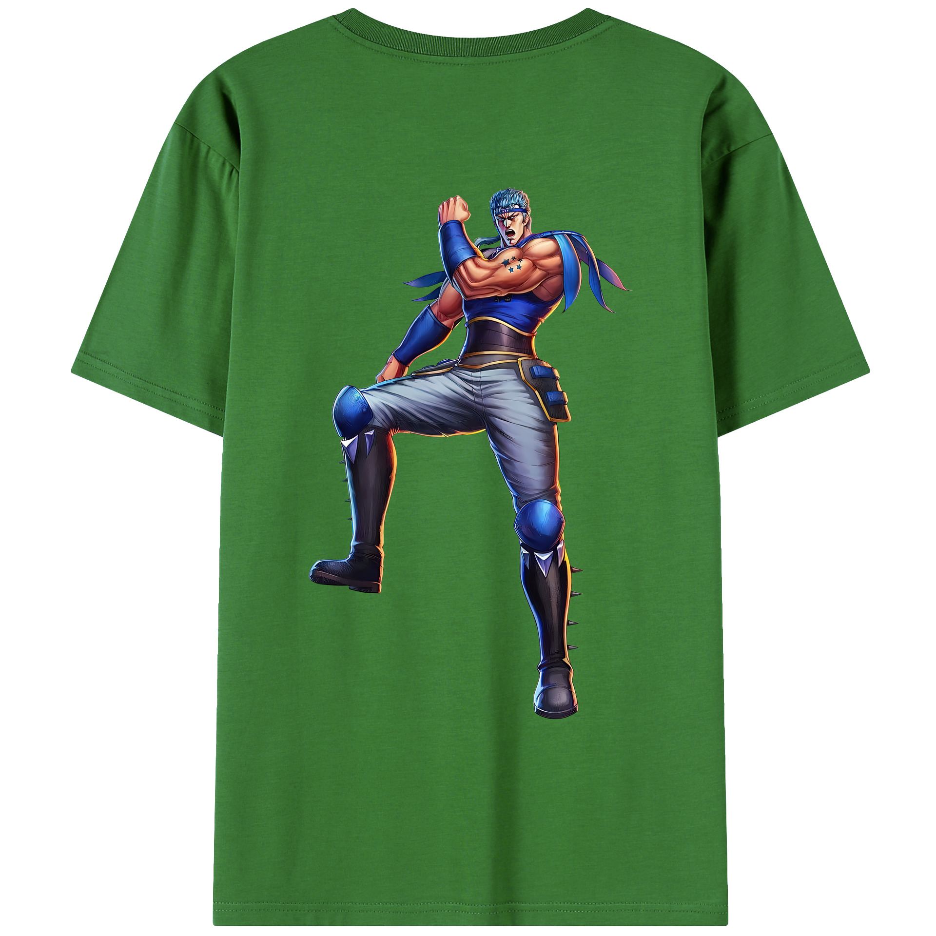 （画像用） 北斗の拳 Fist of the North Star レディース半袖Tシャツ(バックプリント)
